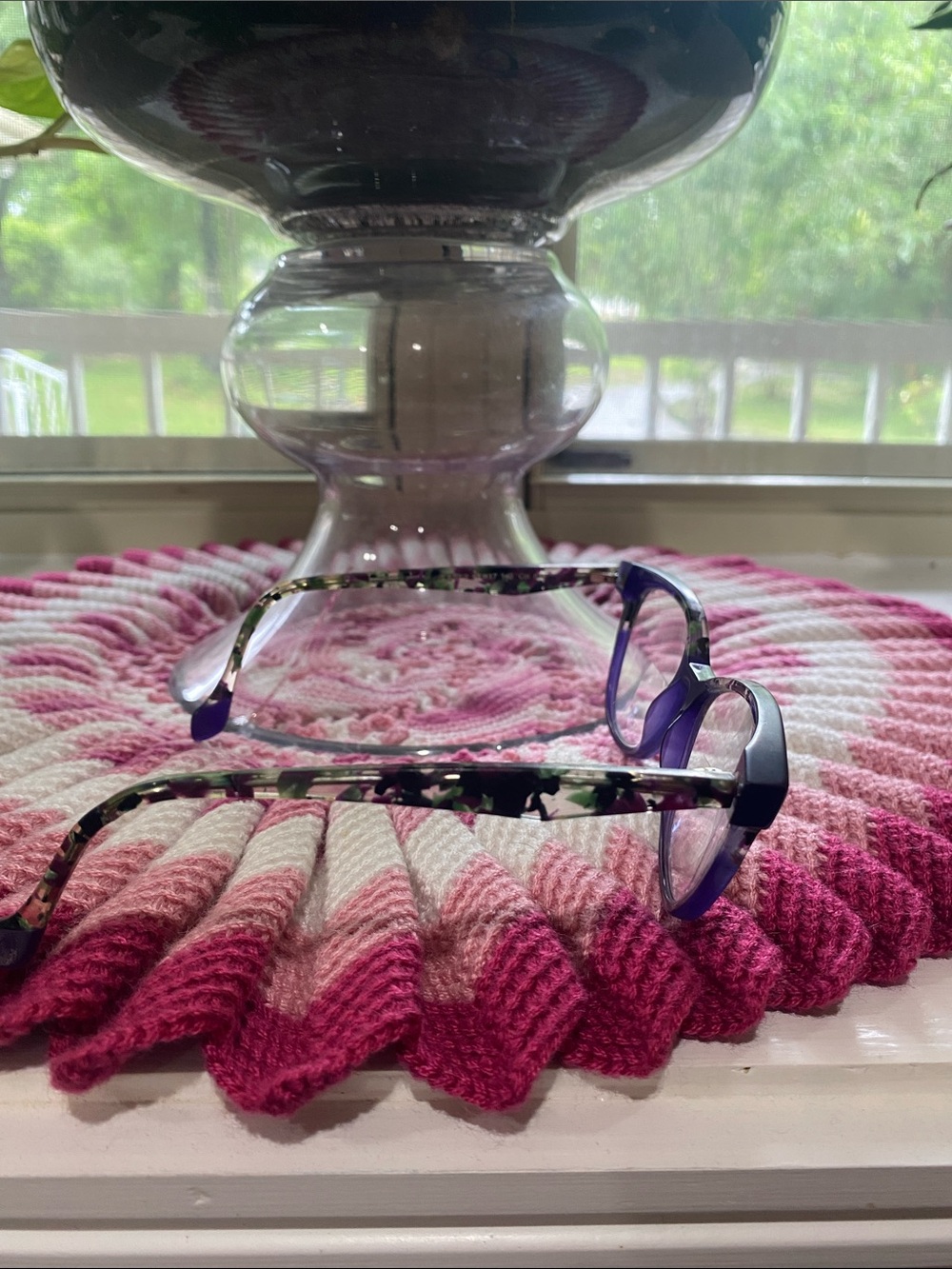 Purple Women's Cat-Eye Glasses - Fashion Optical Frames - Picture 4 of 11